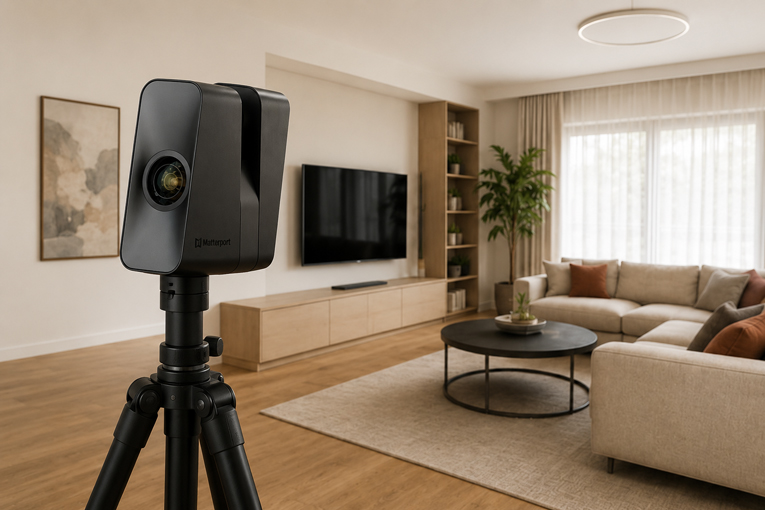 3D felmérés Matterport lézerszkennerrel a lakberendezésben